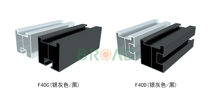 solar rail for roof mounted