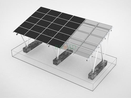 solar mounting structures for carports