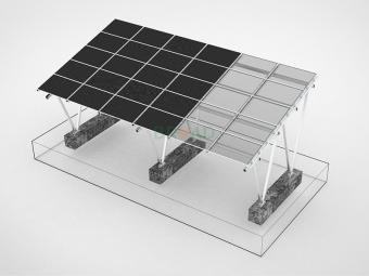 solar mounting structures for carports