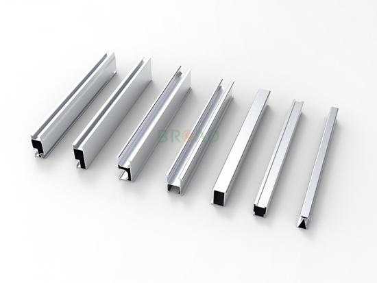 Solar rail for roof mounting