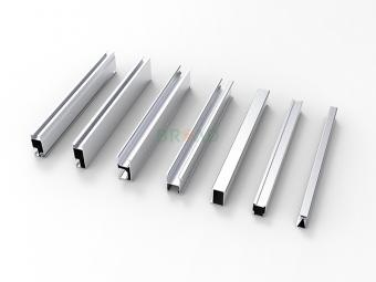 Solar rail for roof mounting
