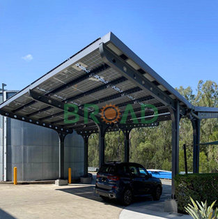 单桩太阳能车棚系统-50KW-迪拜